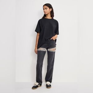 Good American Good Icon Straight Diamond Jeans